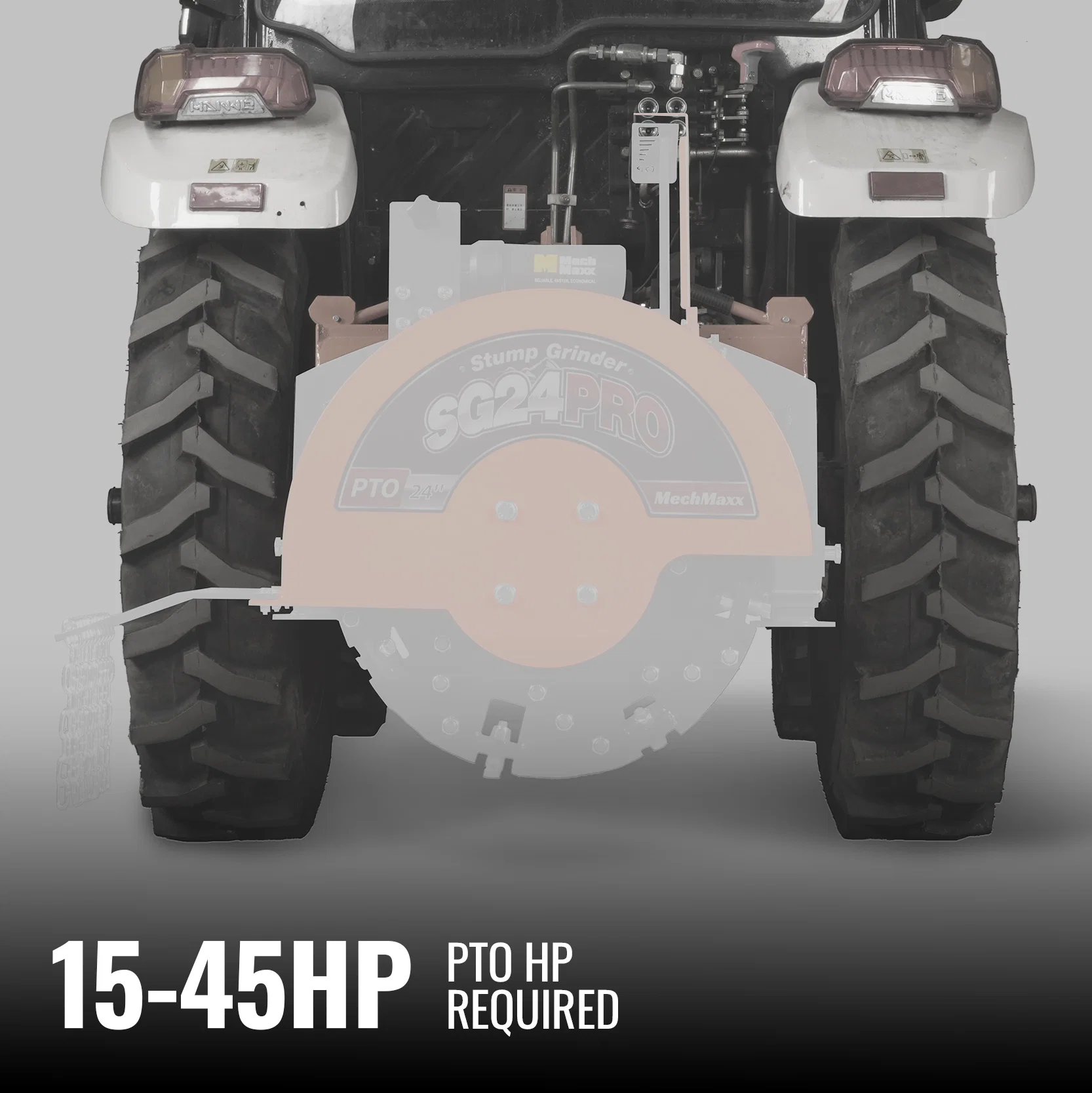 15–45 HP PTO Required