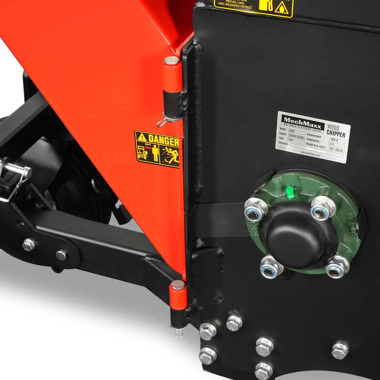 MechMaxx B200HONDA wood chipper — photo 28