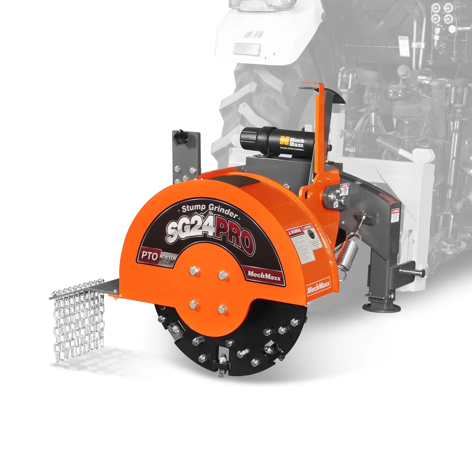 MechMaxx SG24 stump grinder — Orange — photo 13