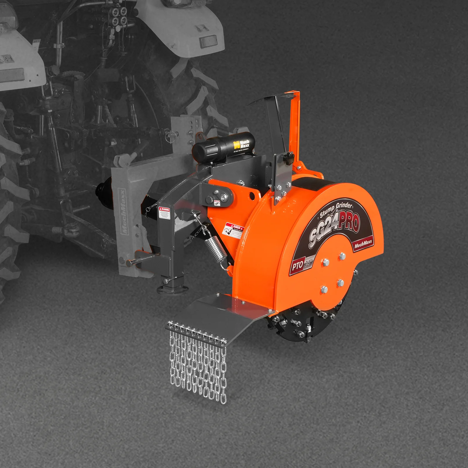 MechMaxx SG24 stump grinder — Orange — photo 16