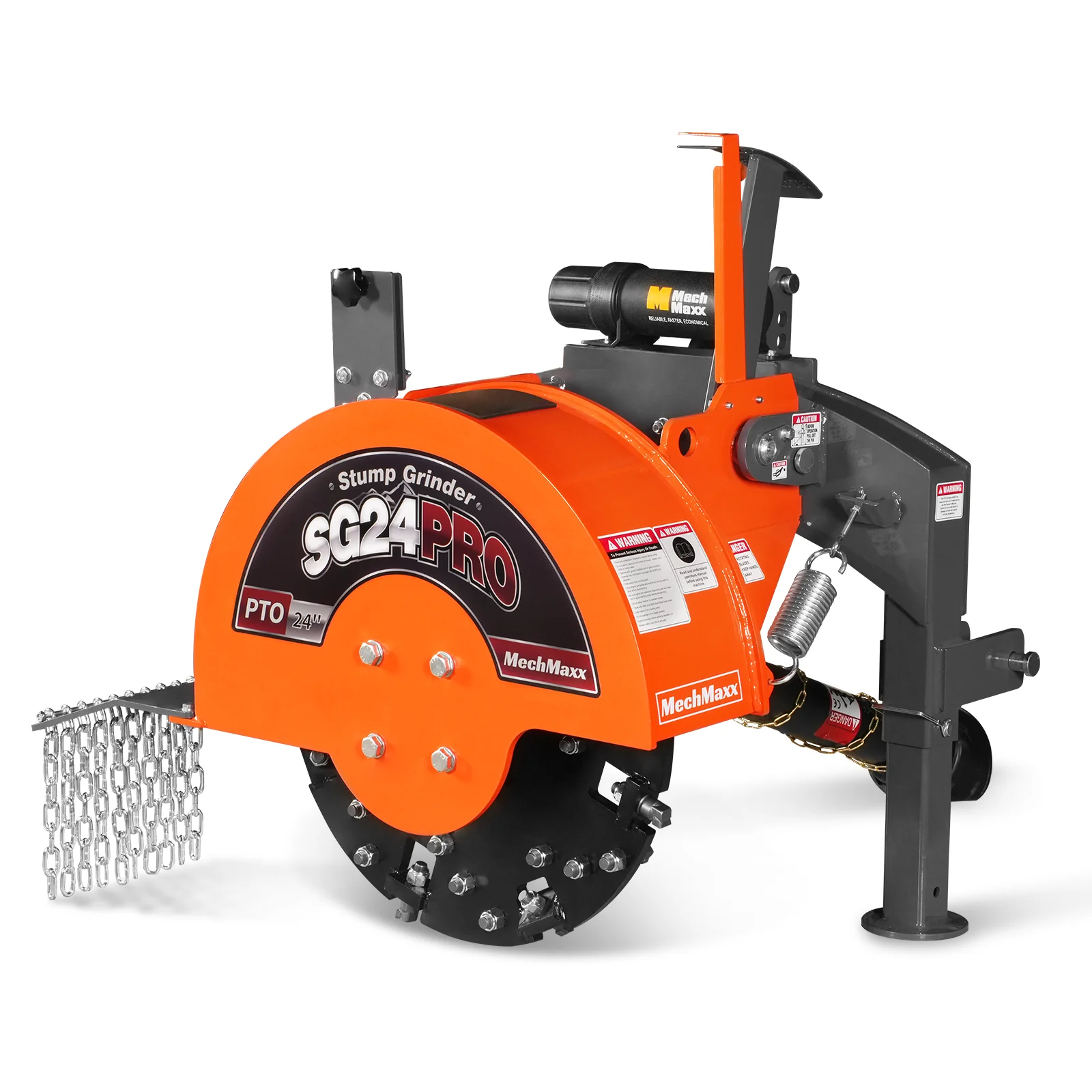 MechMaxx SG24 stump grinder — Orange — photo 3